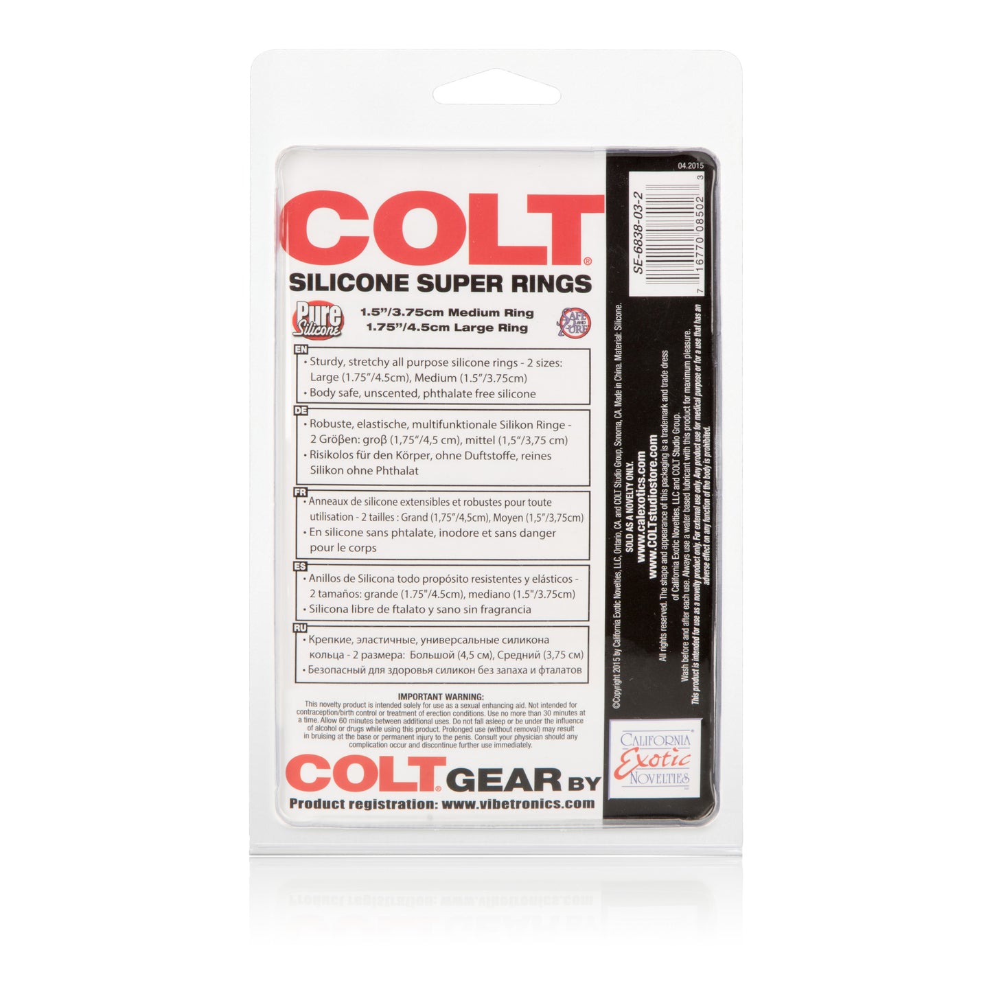 Colt Silicone Super Rings – Black (2-Pack)