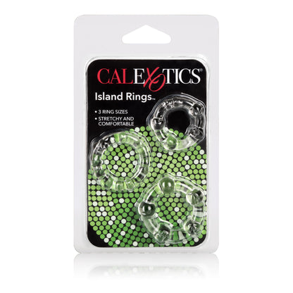 Island Rings Clear Cock Ring Trio