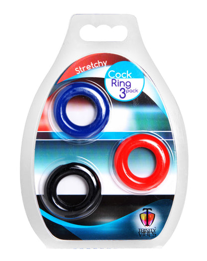Stretchy Cock Rings 3 Pack