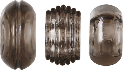 Triple Thick Cock Rings - Set of 3 Super Stretchy Cock Rings