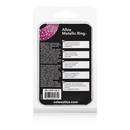 Alloy Metallic Cock Ring
